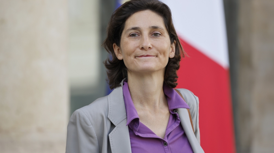 French Sports Minister Amelie Oudea-Castera: AFP/Ludovic Marin