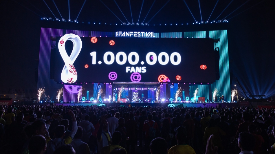 FIFA Fan Festival at Al Bidda Park has welcomed more than 1 million fans since opening on Nov. 19.