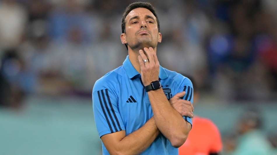 Lionel Scaloni: AFP