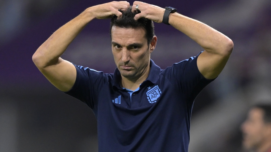 Argentina coach Lionel Scaloni : AFP