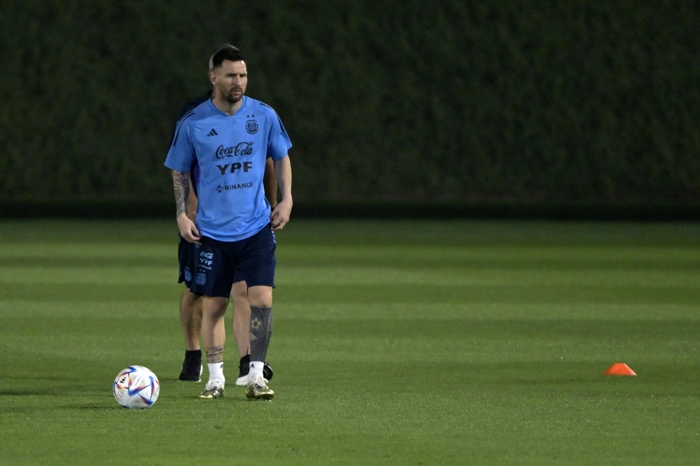 FIFA World Cup 2022: Lionel Messi does light training away from