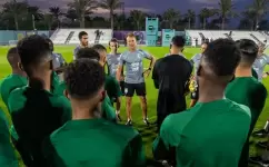 جانب من تدريب المنتخب السعودي