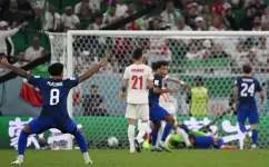 هدف أمريكا الأول في شباك إيران (أ ف ب)