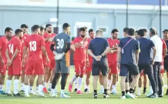 جانب من تدريب منتخب إيران