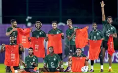 جانب من تدريب المنتخب السعودي