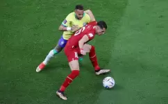 مباراة سابقة لمنتخب البرازيل