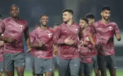 جانب من تدريب العنابي