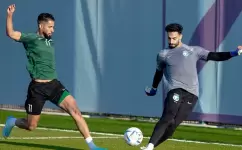 جانب من مران المنتخب السعودي