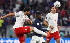 جانب من مبارة فرنسا وبولندا