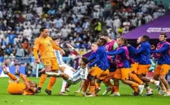 شجار مباراة هولندا و الأرجنتين