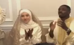 عثمان ديمبيلي وزوجته