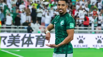سالم الدوسري أحد نجوم منتخب السعودية في كأس العالم