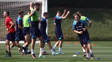 تدريبات منتخب كرواتيا