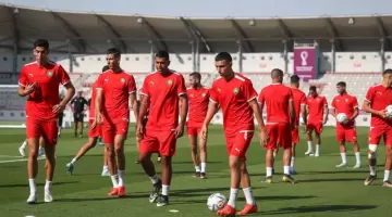 تدريبات منتخب المغرب