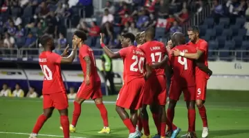 جانب من مباراة كندا واليابان