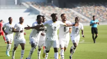 جانب من مباراة غانا وسويسرا