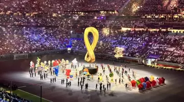جانب من حفل افتتاح كأس العالم 2022