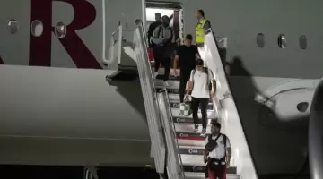 وصول منتخب أمريكا إلى الدوحة