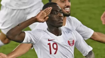 مهاجم المنتخب القطري المعز علي