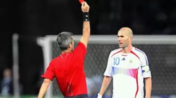 الظهور الأخير لزيدان في كأس العالم