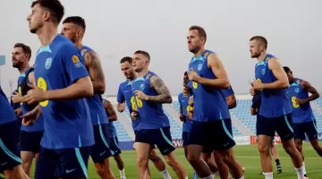 جانب من تدريب المنتخب الإنجليزي
