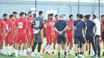 جانب من تدريب منتخب إيران