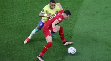 مباراة سابقة لمنتخب البرازيل