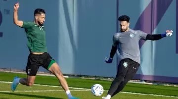 جانب من مران المنتخب السعودي