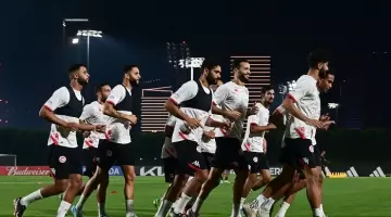 جانب من مران منتخب تونس