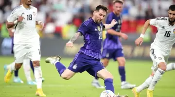 جانب من مباراة الأرجنتين والإمارات