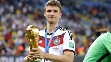 توماس مولر سجل 10 أهداف في كأس العالم