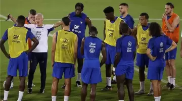 جانب من تدريب منتخب فرنسا