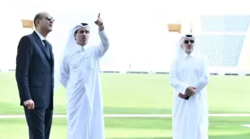 جانب من زيارة رئيس الجمعية الرياضية للقوات المسلحة الملكية المغربية