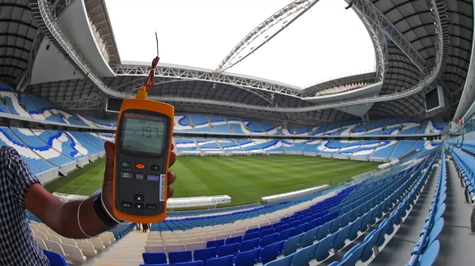 أنظمة تبريد ملاعب المونديال