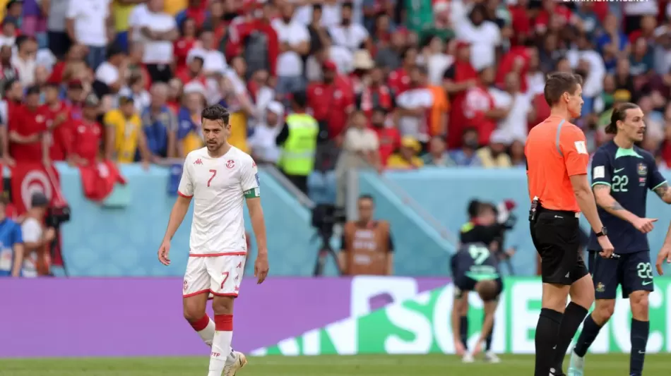 من مباراة تونس وأستراليا