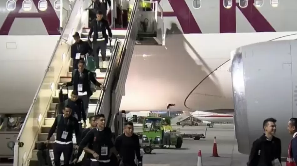 وصول منتخب المكسيك