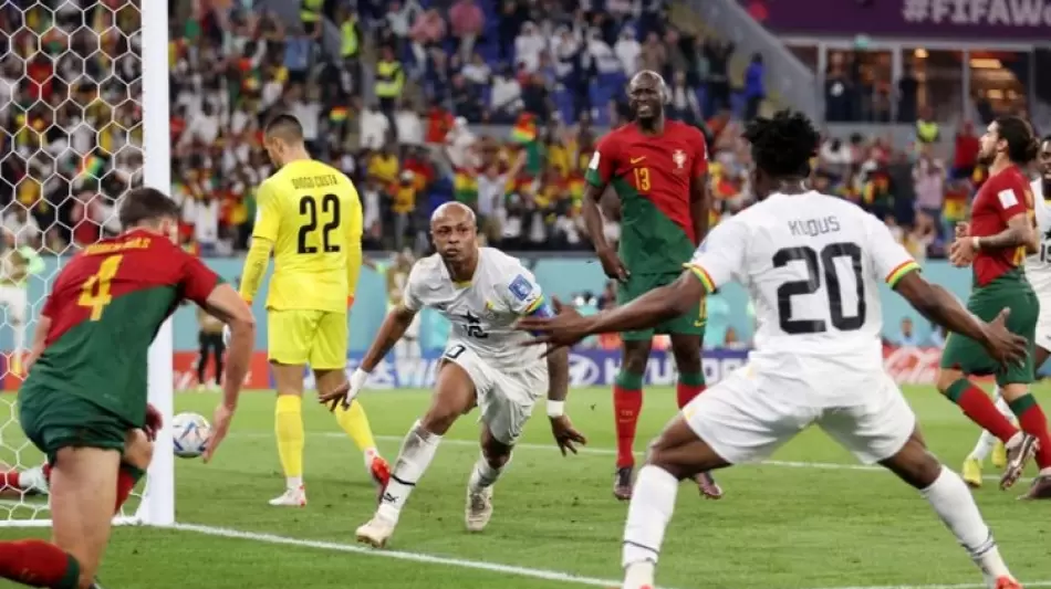 مباراة غانا والبرتغال