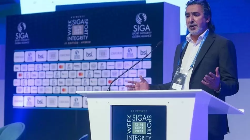 محمد بن حنزاب رئيس مجلس إدارة المركز الدولي للأمن الرياضي