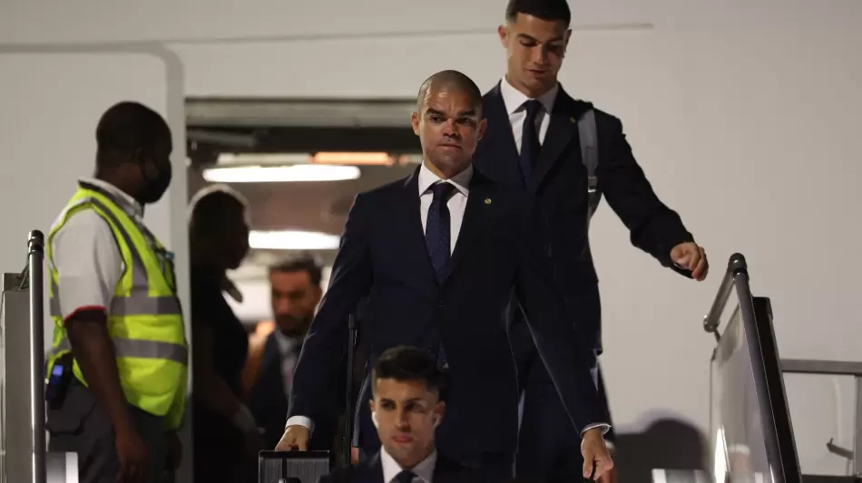 وصول منتخب البرتغال