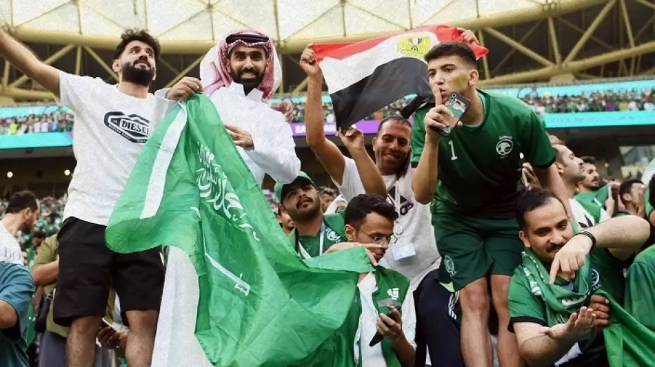 جانب من حضور الجماهير في ملعب لوسيل