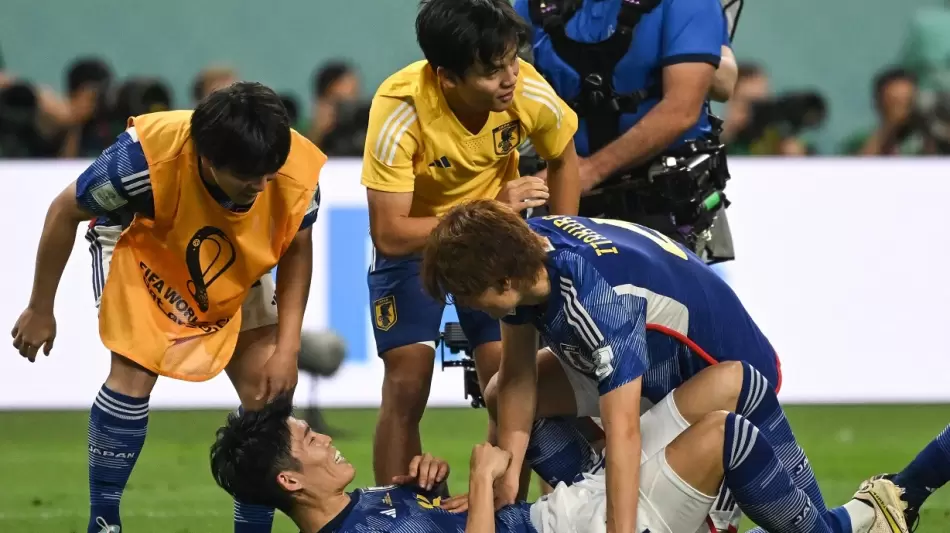 لاعبو منتخب اليابان