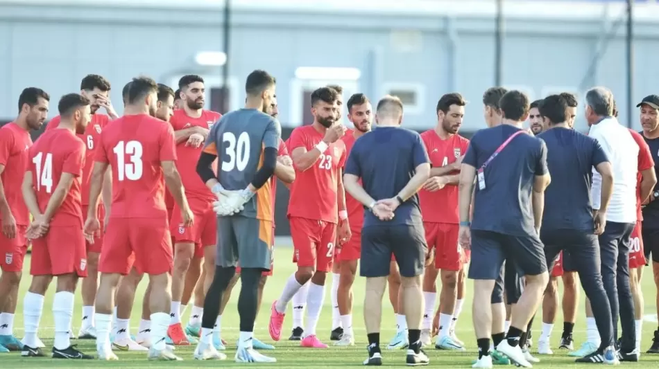 جانب من تدريب منتخب إيران