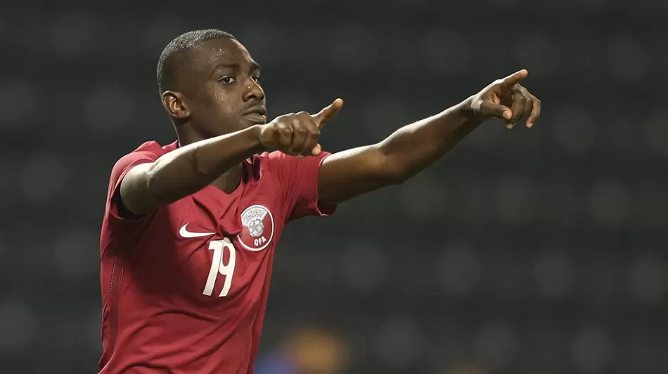 المهاجم القطري المعز علي