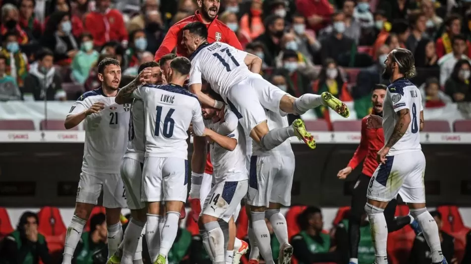 منتخب صربيا يلعب ضمن المجموعة السابعة في كأس العالم
