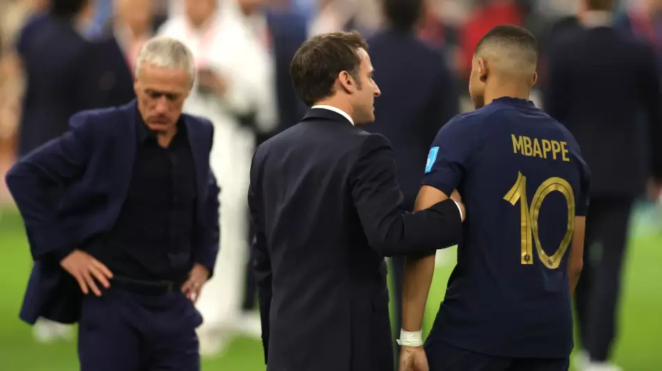 إيمانويل ماكرون و كيليان مبابي