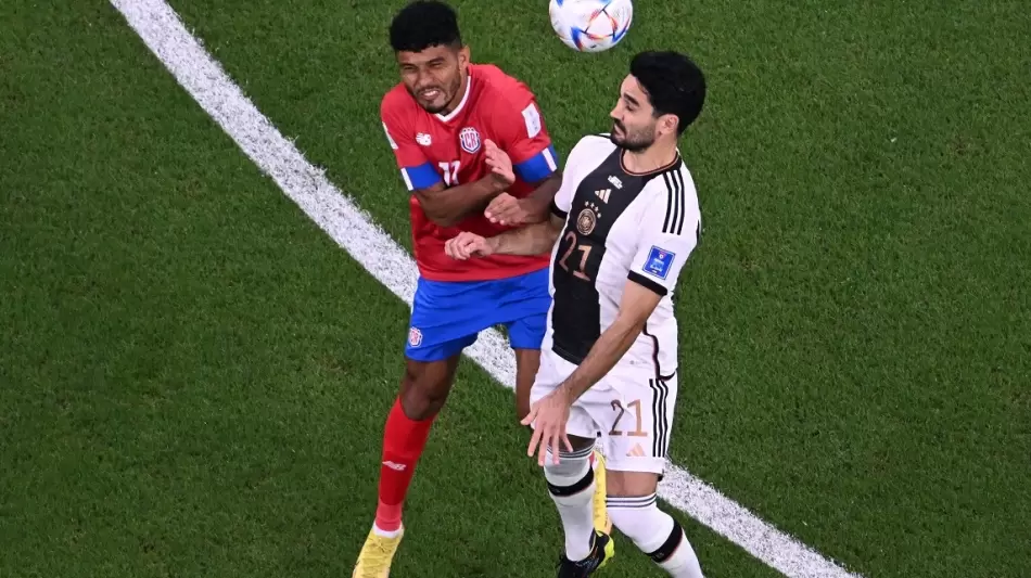 جانب من مباراة كوستاريكا وألمانيا