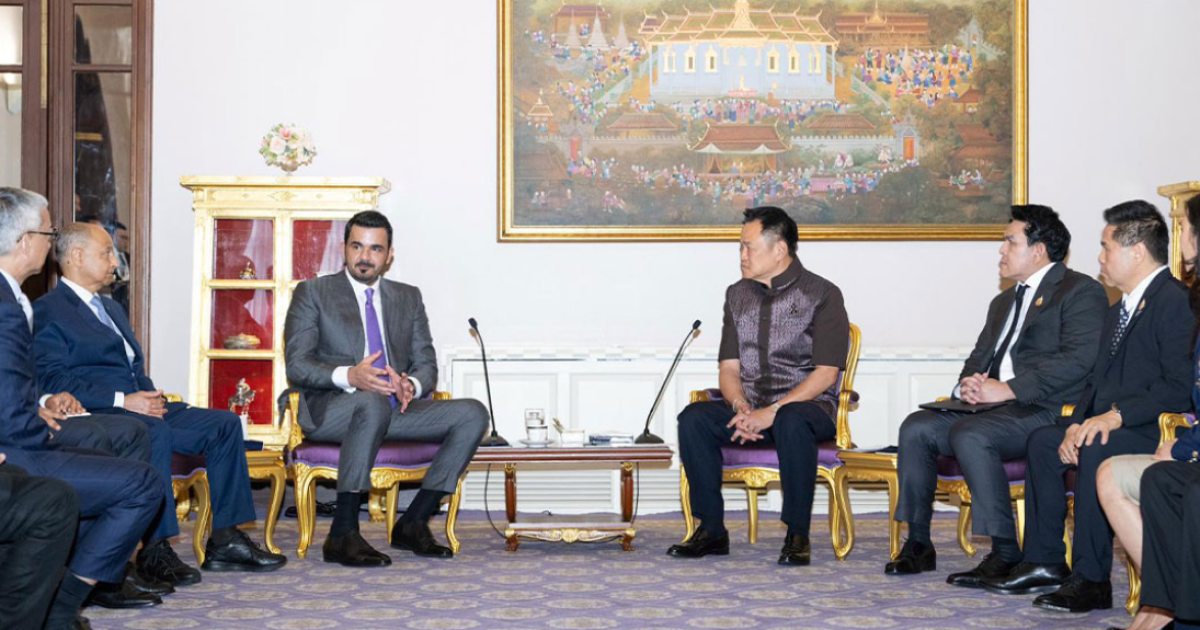 رئيس وزراء تايلاند يستقبل رئيس المجلس الأولمبي الآسيوي