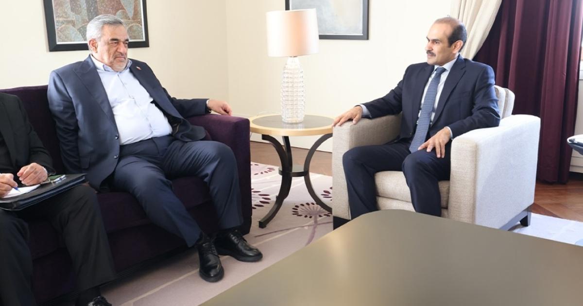 وزير الدولة لشؤون الطاقة يجتمع مع وزير النفط بالوكالة الإيراني