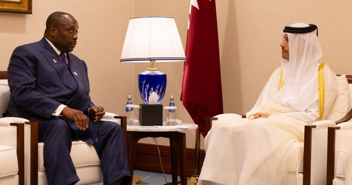 رئيس الوزراء يستقبل نائب رئيس الوزراء المكلف بتنسيق البنية التحتية بالكونغو