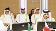 جانب من المشاركة القطرية في الاجتماع